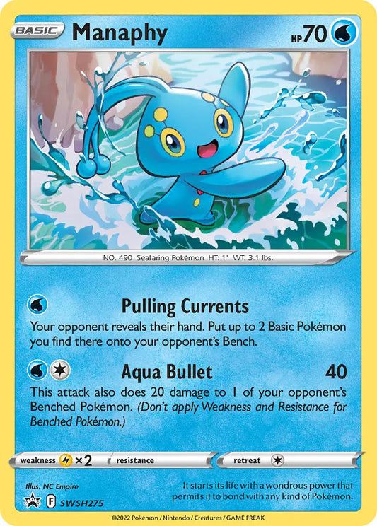 Black Star Promos - SWSH275 - Manaphy - Holo