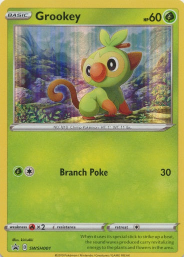 Black Star Promos - SWSH001 - Grookey - Holo