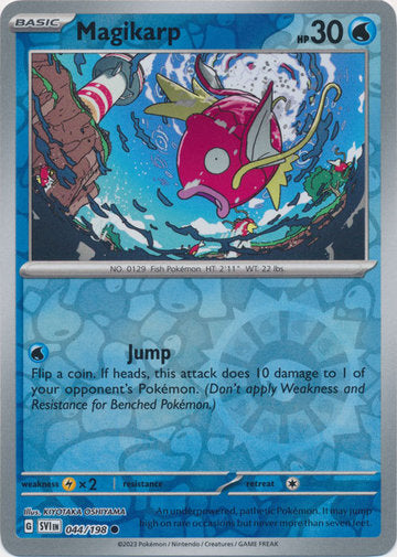 Scarlet & Violet - 044/198 - Magikarp - Reverse Holo