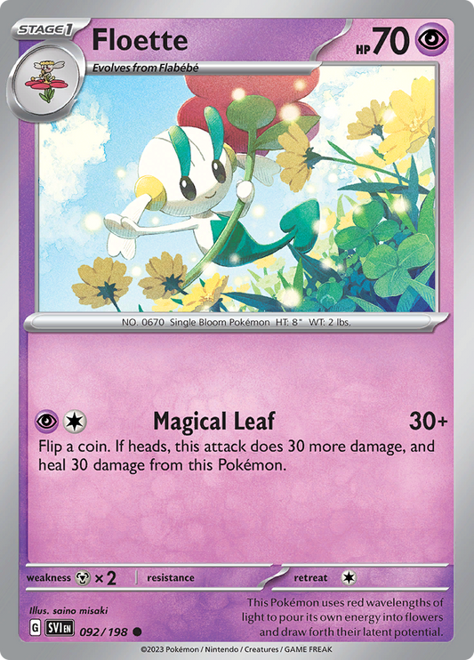 Scarlet & Violet - 092/198 - Floette
