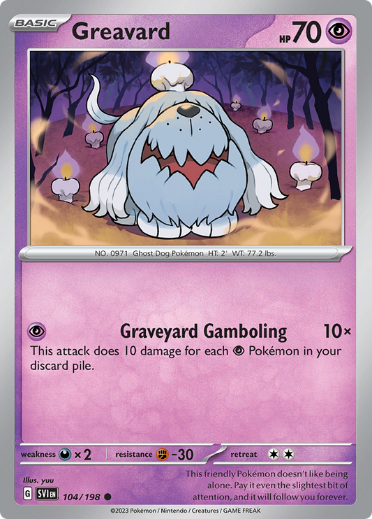 Scarlet & Violet - 104/198 - Greavard