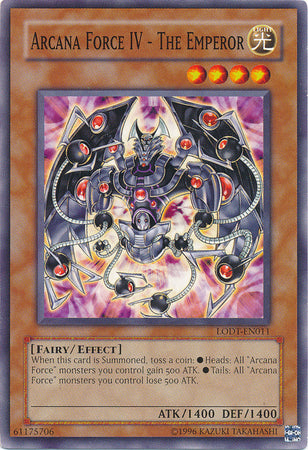 LODT-EN011 - Arcana Force IV - The Emperor