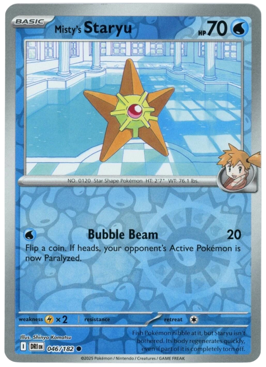 Destined Rivals - 046/182 - Misty's Staryu - Reverse Holo