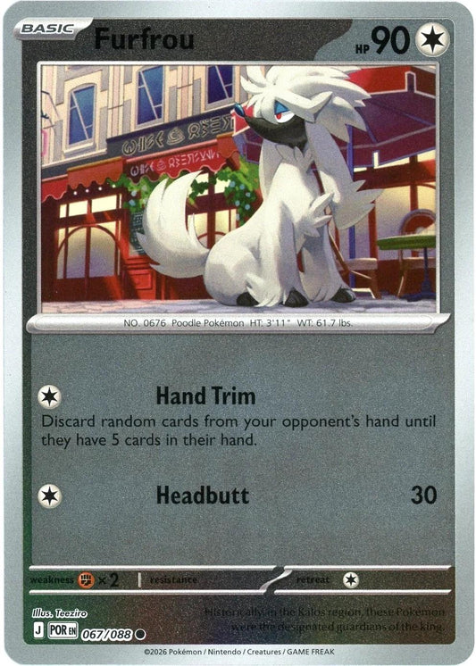 Perfect Order - 067/088 - Furfrou - Reverse Holo