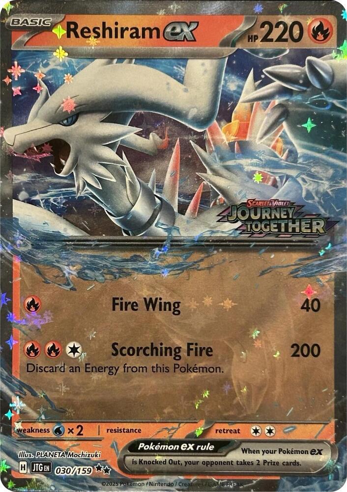 Journey Together - 030/159 - Reshiram ex (Stamped)