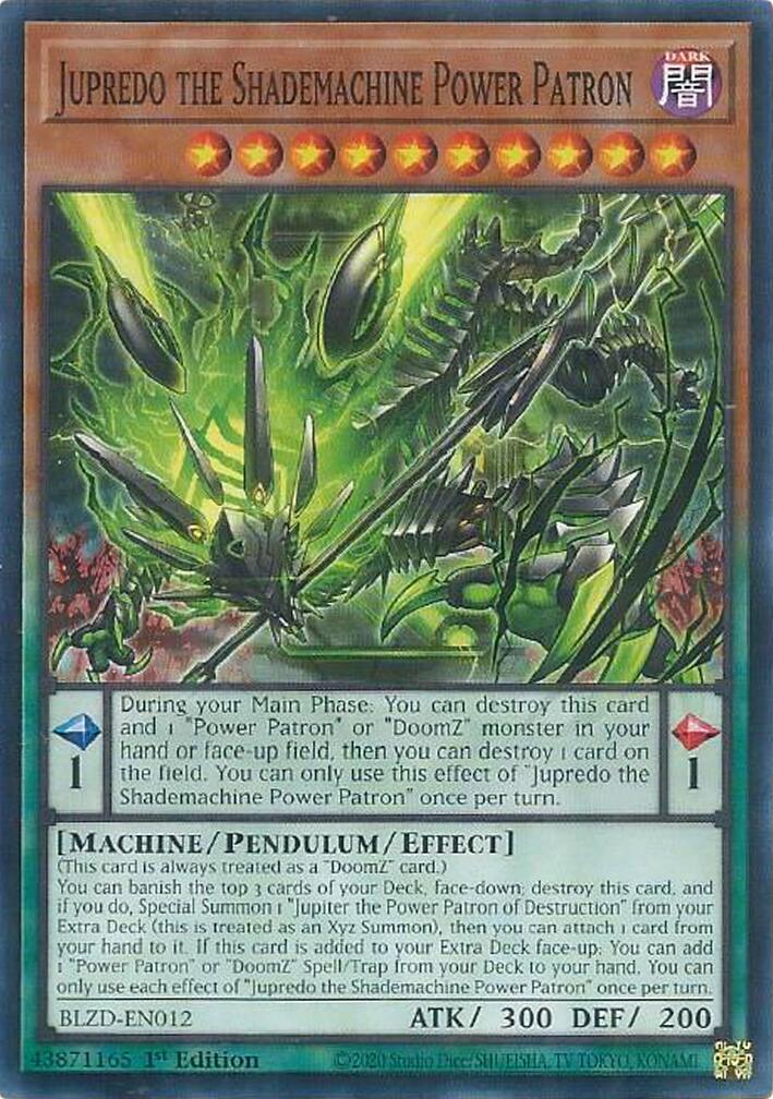 BLZD-EN012 - Jupredo the Shademachine Power Patron