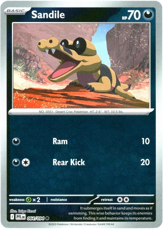 Phantasmal Flames - 064/094 - Sandile - Reverse Holo