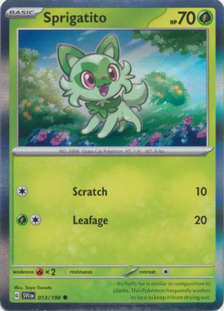 Scarlet & Violet - 013/198 - Sprigatito - Holo Promo