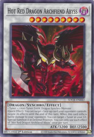 SDCK-EN042 - Hot Red Dragon Archfiend Abyss