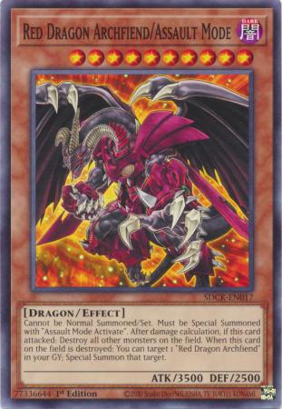 SDCK-EN017 - Red Dragon Archfiend/Assault Mode