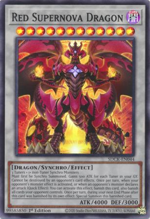 SDCK-EN044 - Red Supernova Dragon