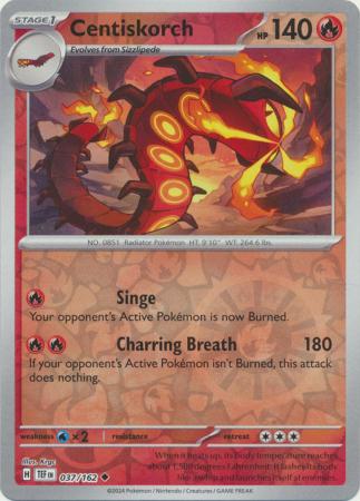 Temporal Forces - 037/162 - Centiskorch - Reverse Holo