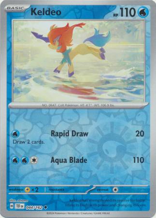 Temporal Forces - 044/162 - Keldeo - Reverse Holo