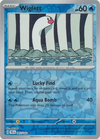 Temporal Forces - 047/162 - Wiglett - Reverse Holo