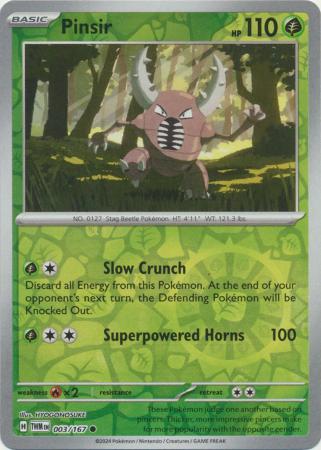 Twilight Masquerade - 003/167 - Pinsir - Reverse Holo