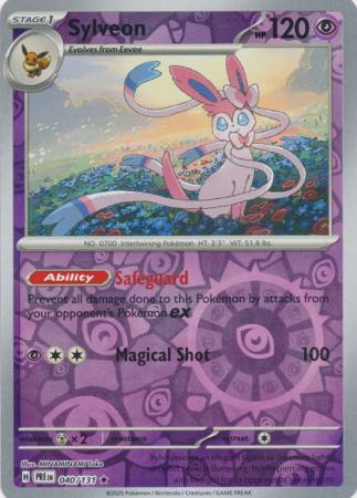 Prismatic Evolutions - 040/131 - Sylveon - Reverse Holo