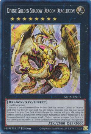 MZTM-EN014 - Divine Golden Shadow Dragon Dragluxion
