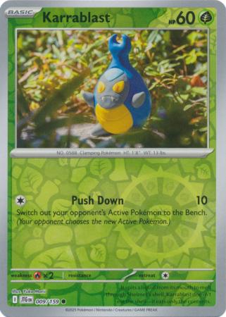 Journey Together - 009/159 - Karrablast - Reverse Holo