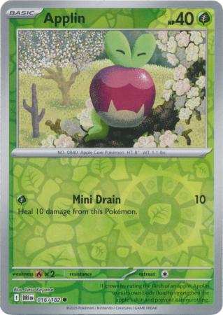 Destined Rivals - 016/182 - Applin - Reverse Holo