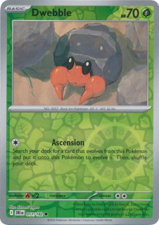 Destined Rivals - 011/182 - Dwebble - Reverse Holo