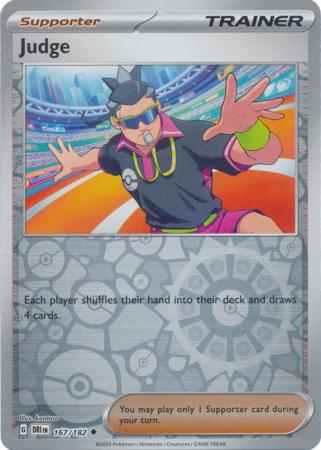 Destined Rivals - 167/182 - Judge - Reverse Holo