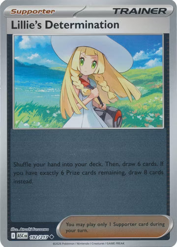 Ascended Heroes - 192/217 - Lillie's Determination - Reverse Holo