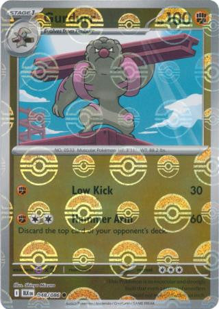 Black Bolt - 048/086 - Gurdurr - Poké Ball Reverse Holo