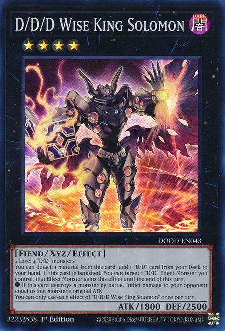 DOOD-EN043 - D/D/D Wise King Solomon