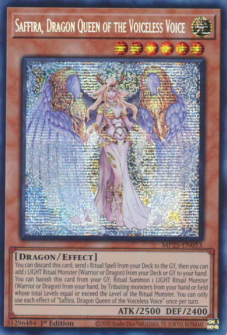 MP25-EN053 - Saffira, Dragon Queen of the Voiceless Voice