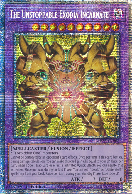 MP25-EN008 - The Unstoppable Exodia Incarnate