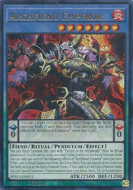 BPRO-EN031 - Archfiend Emperor