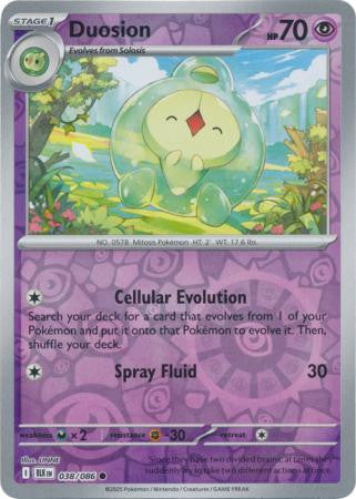 Black Bolt - 038/086 - Duosion - Reverse Holo