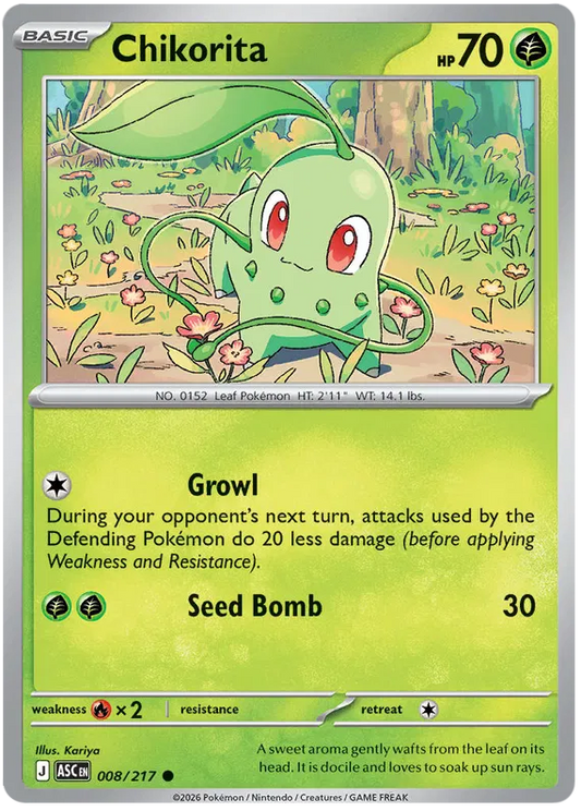 Ascended Heroes - 008/217 - Chikorita