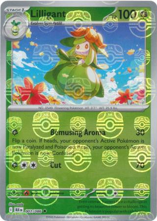 Black Bolt - 007/086 - Lilligant - Master Ball Reverse Holo
