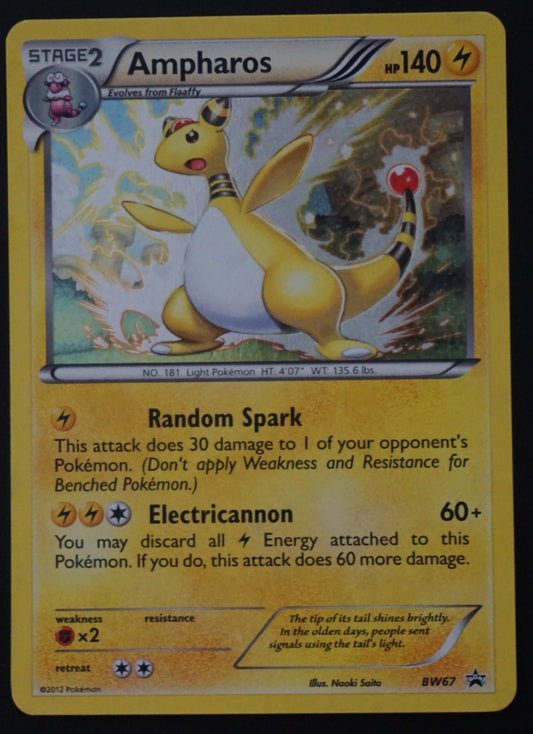 Black Star Promos - BW67 - Ampharos (Near Mint)