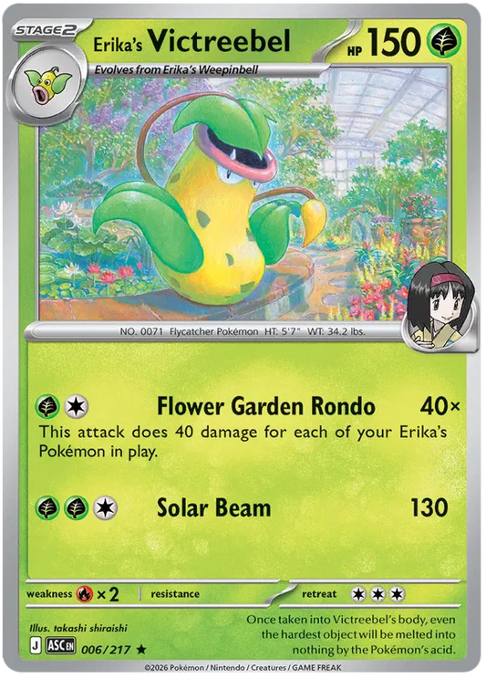 Ascended Heroes - 006/217 - Erika's Victreebel - Holo