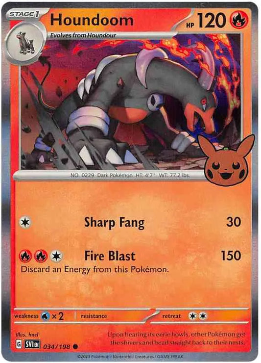 Trick or Trade 2023 - SVI 034 - Houndoom - Holo