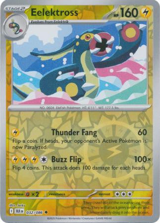 Black Bolt - 032/086 - Eelektross - Reverse Holo