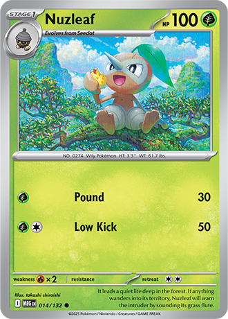 Mega Evolution - 014/132 - Nuzleaf