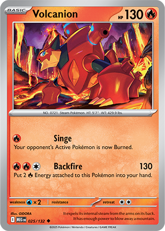 Mega Evolution - 025/132 - Volcanion