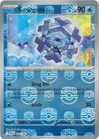 Black Bolt - 027/086 - Cryogonal - Master Ball Reverse Holo