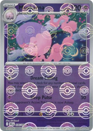 Black Bolt - 036/086 - Musharna - Poké Ball Reverse Holo