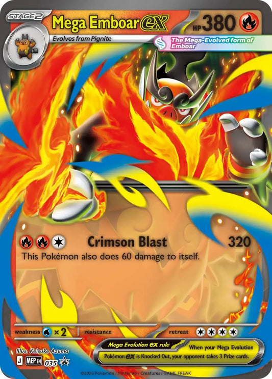 MEP035 - Mega Emboar ex - Oversized Card (3D)