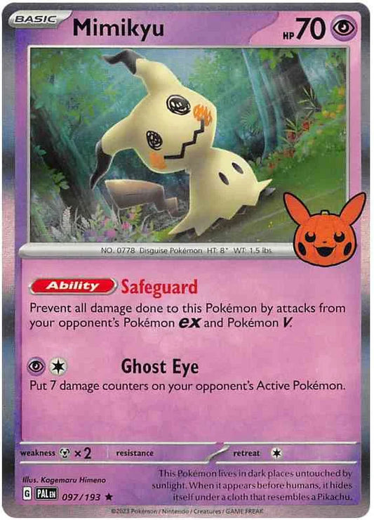 Trick or Trade 2023 - PAL 097 - Mimikyu - Holo