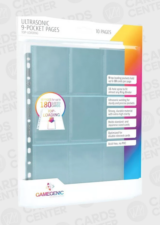 Gamegenic 9-Pocket Pages (10 stuks)