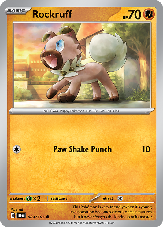 Temporal Forces - 089/162 - Rockruff