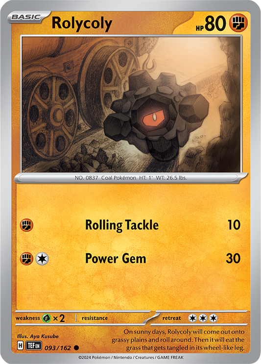 Temporal Forces - 093/162 - Rolycoly