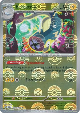 Black Bolt - 031/086 - Eelektrik - Poké Ball Reverse Holo