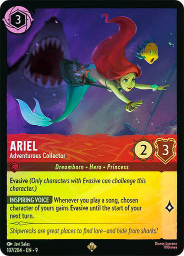 Fabled - 107/204 - Ariel - Adventurous Collector - Foil