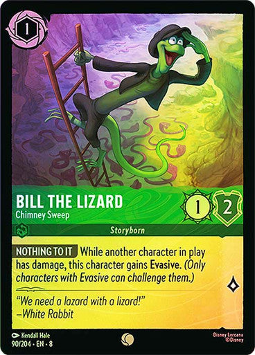 Reign Of Jafar - 090/204 - Bill the Lizard - Chimney Sweep - Foil
